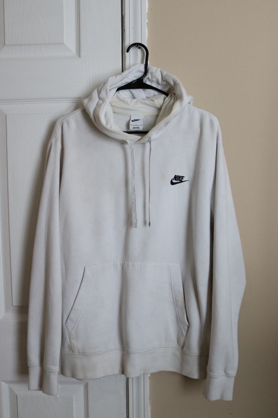 Nike Sportswear Club Fleece Pullover Hoodie | White | Men’s L | BV2654-100